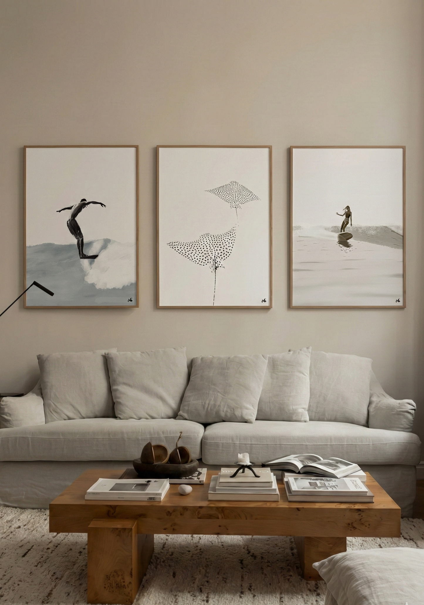 Backward Surfer (Lámina)