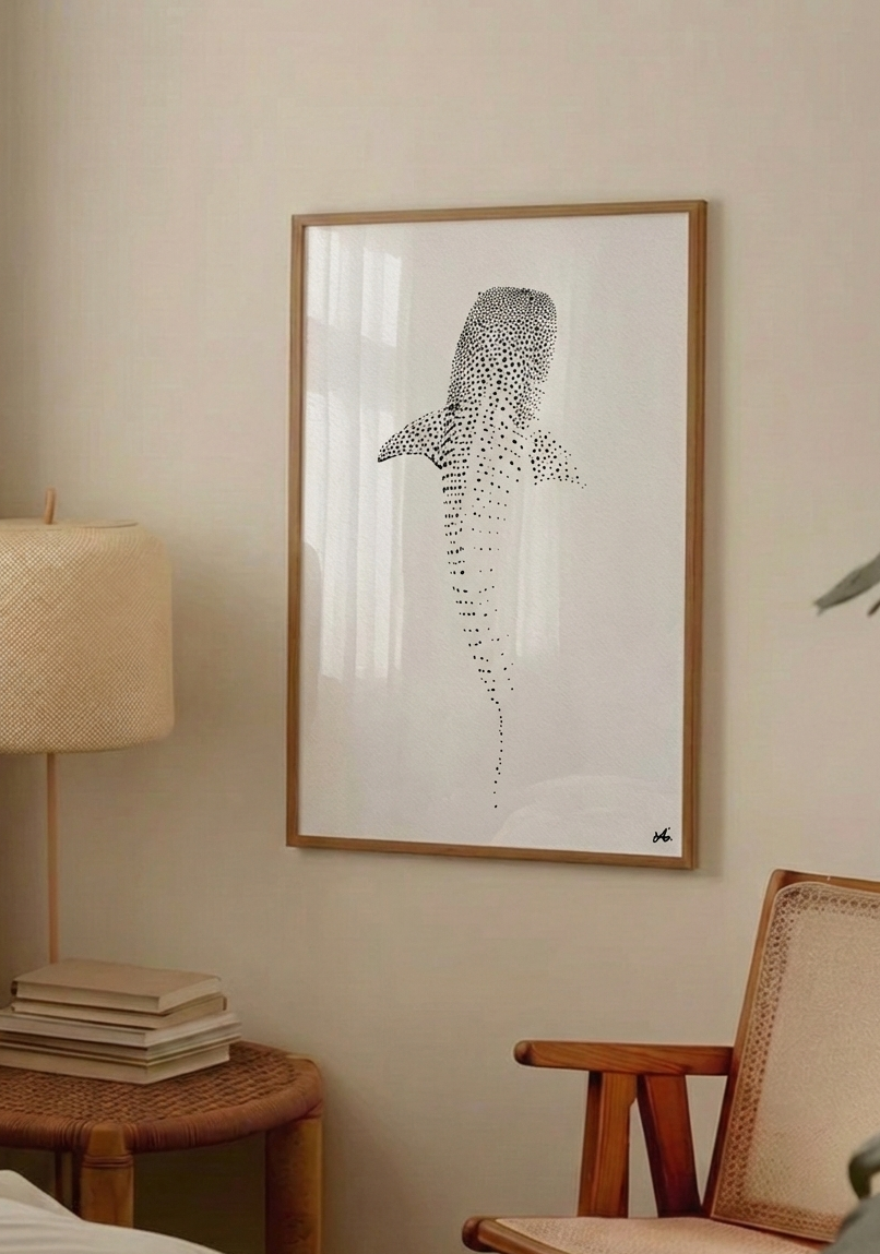 Tiburón Ballena (Lámina) - Ocean Animal